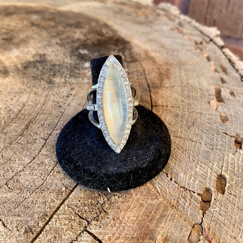 Chloe + Isabel Meridian Navette Ring